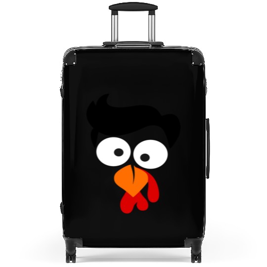 Turkey Face Thanksgiving Suitcases
