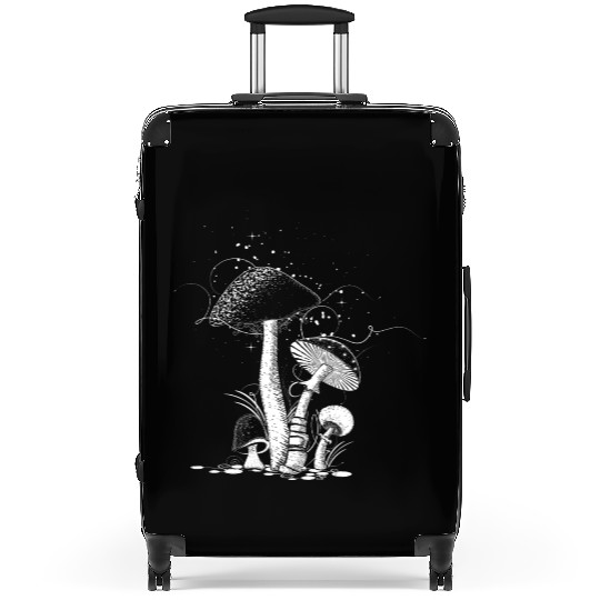four mushrooms Suitcases