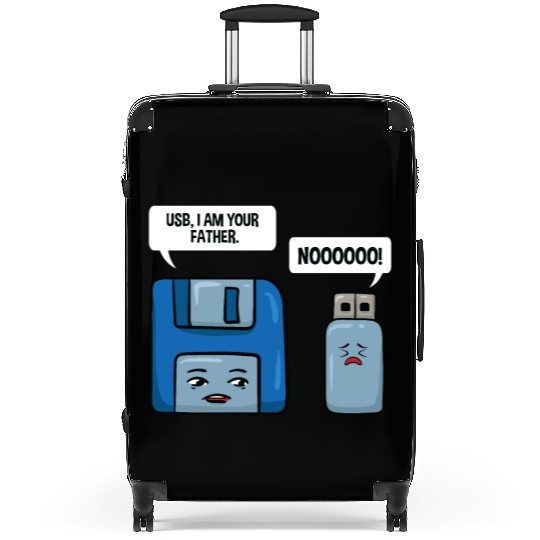 Floppy Disc USB Data Nerd Computer Science Gift Suitcases