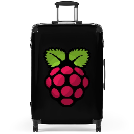 Raspberry Pi Pixel Logo Suitcases