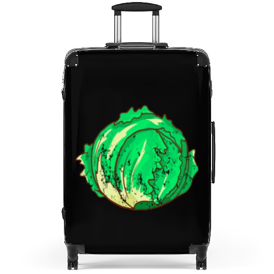 Retro Vintage Grunge Style Lettuce Suitcases