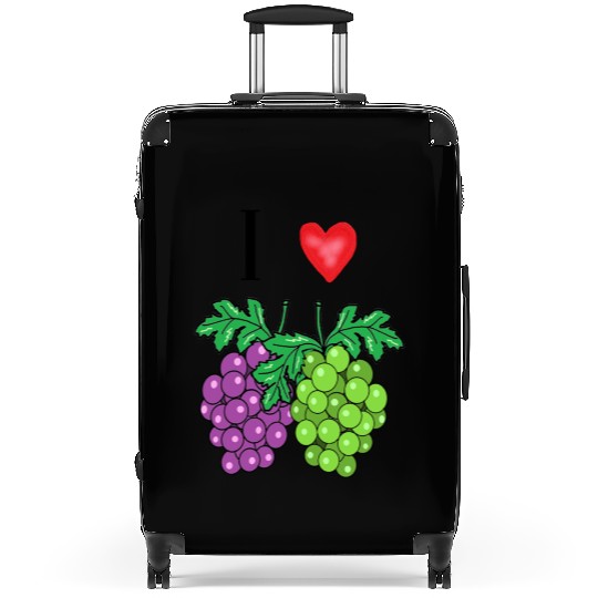 I love grape Suitcases