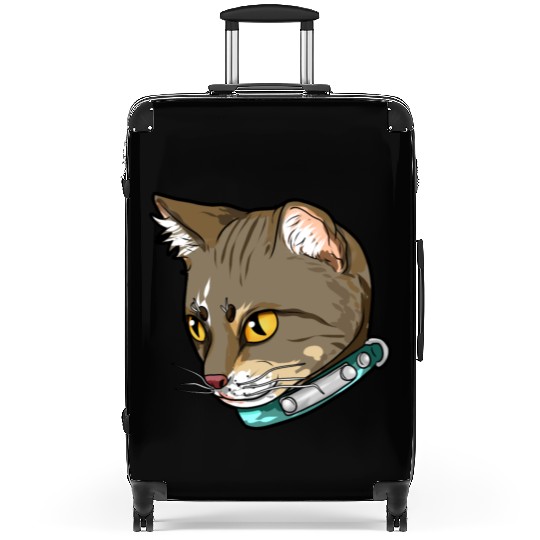 Brazilian Shorthair Cat Face Love Sweet cool funny Suitcases