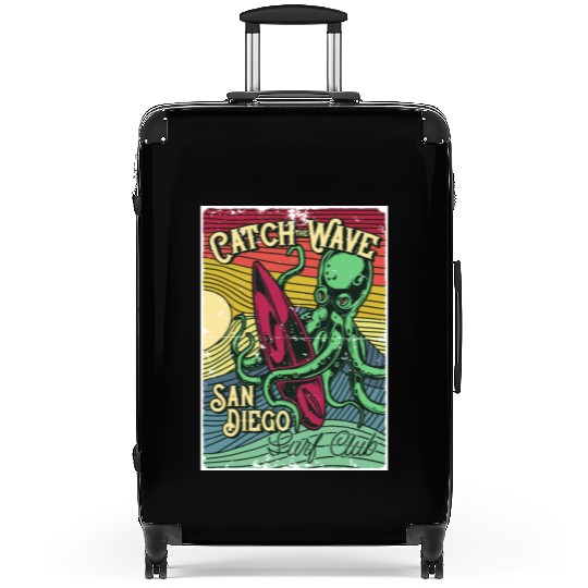 Catch the Wave, San Diego Surf Club Suitcases