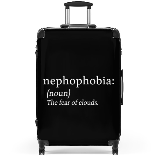 Nephophobia Weather Phobia Clouds Anxiety Gift Suitcases