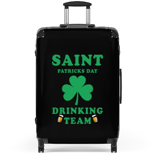 Saint Patricks Day Drinking Team Suitcases
