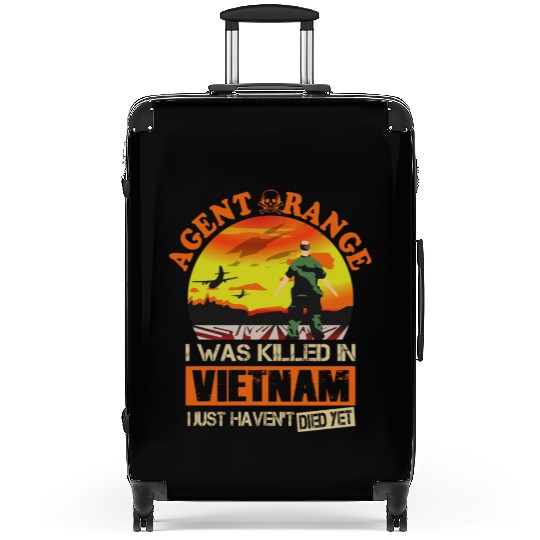 Agent Orange I Was Killed In Vietnam Suitcases