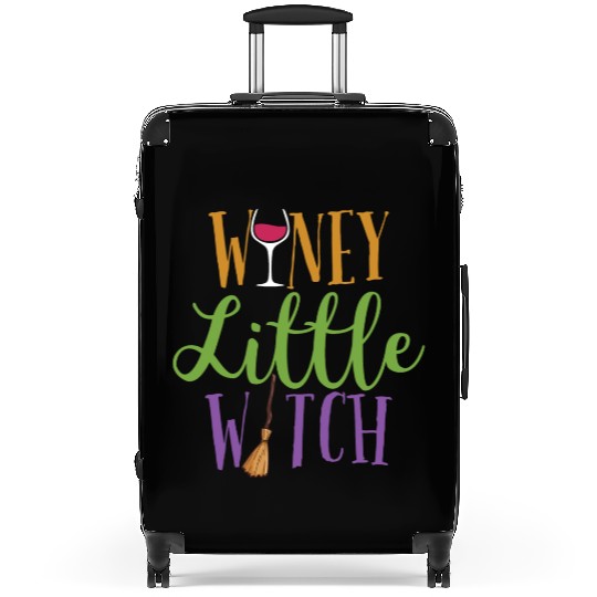 Winey Little Witch Wine Bottle Costume Cool Gift Suitcases