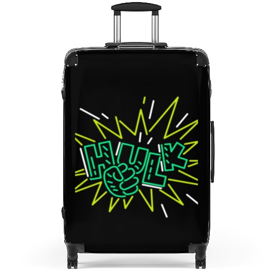 Neon Hulk Suitcases By Marvel Design By Humans----PD