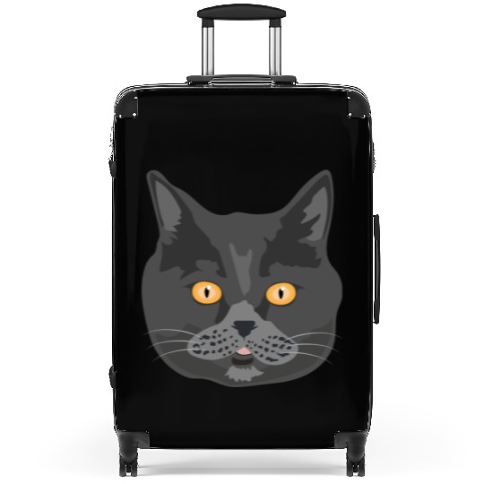 Cat British Shorthair Cat Face - Gift Idea Suitcases