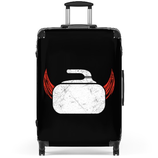 Curling Devil Ice Sports Sweeper Ice Rink Gift Suitcases