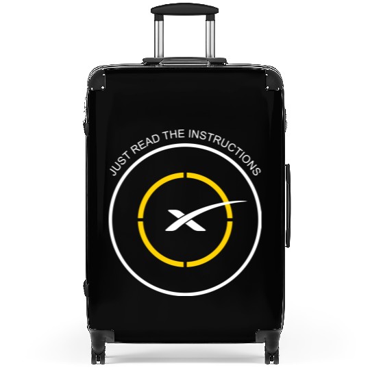 Read The Instructions SpaceX Droneship Elon Musk Suitcases
