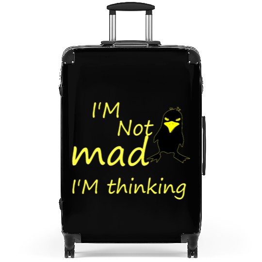 I'm Not Mad I'm Thinking Cute Angry Bird Suitcases
