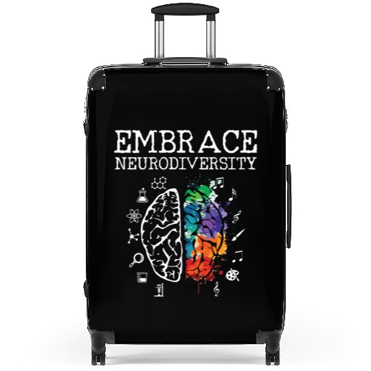 Embrace Neurodiversity - ASD ADHD Autism Awareness Suitcases