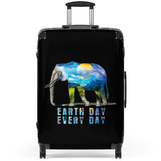 Elephant Earth Day Every Day Suitcases Earth Day
