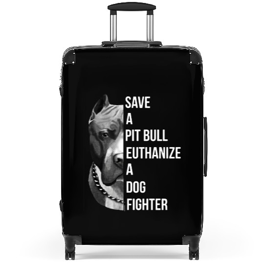 save a pitbull euthanize a dog fighter pitbull Suitcases