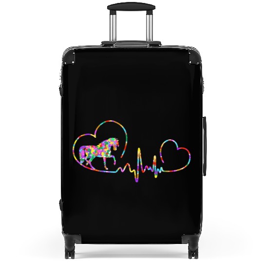 Horse ecg Suitcases