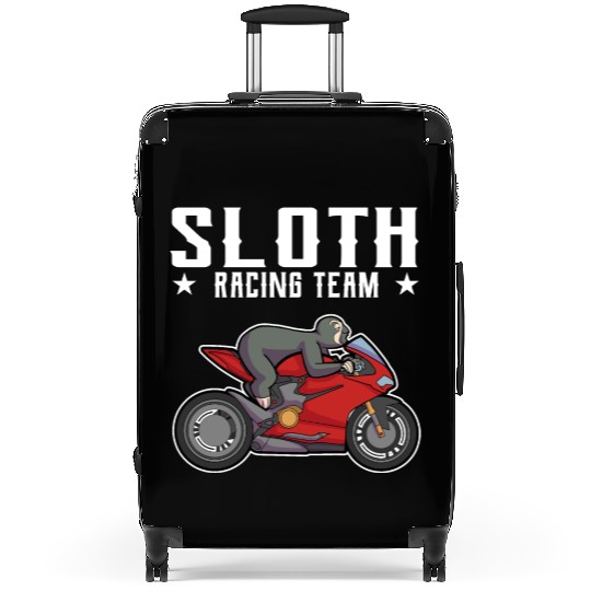 Sloth Racing Team Biker Motorcycle Gift Suitcases