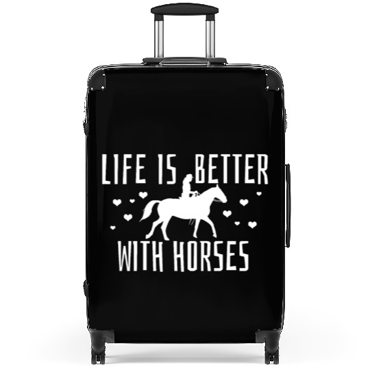 Horseback Horse Equestrian Suitcases