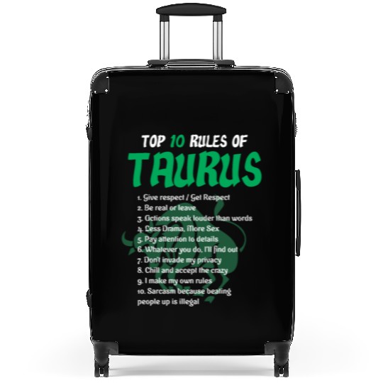 Top 10 Rules Of Taurus Zodiac Birthday Gift Suitcases