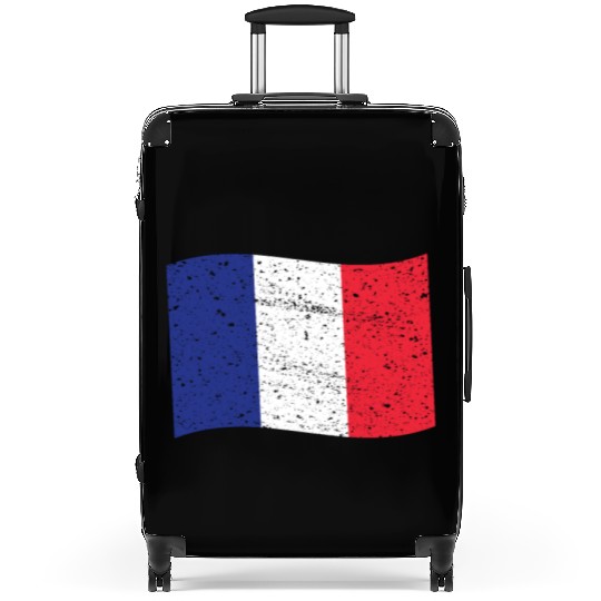France Flag French Flag Tricolore France Suitcases