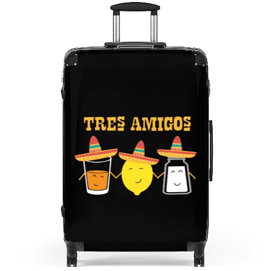 Tequila and friends, salt and lemon makes it Suitcases