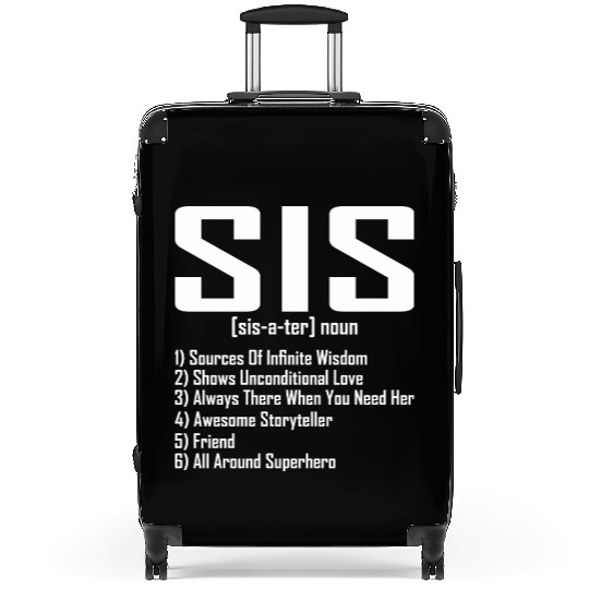 sister Noun Definition all around superhero Suitcases