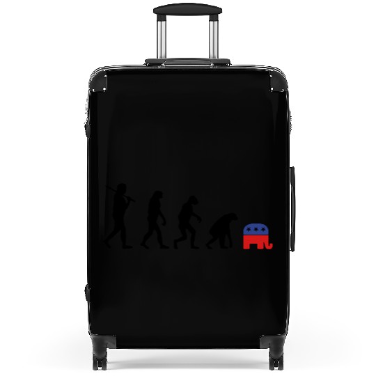 Evolution Backward Republicans election campaign Suitcases