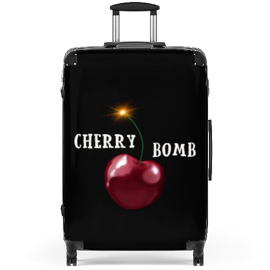 Cherry bomb big Suitcases