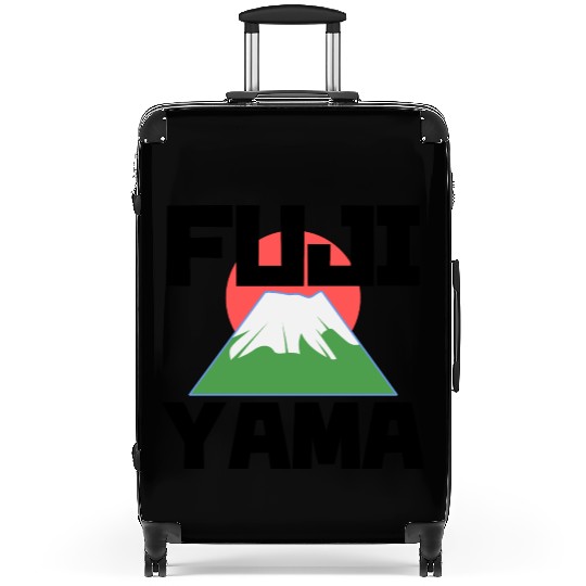 Mount Fuji Fujiyama Volcano Japan Suitcases