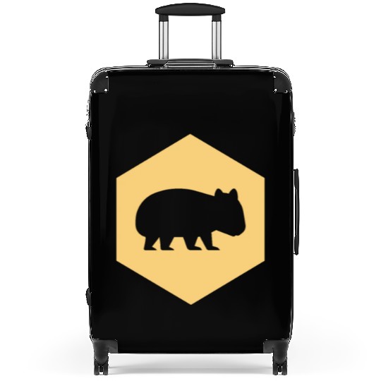 Wombat Australia Animal Welfare Wilderness Gift Suitcases