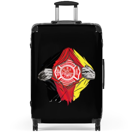 German Volunteer Fire Brigade Firefighter Suitcases