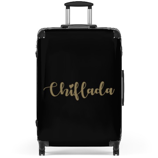Chiflada Gold Mexican Future is latina Suitcases