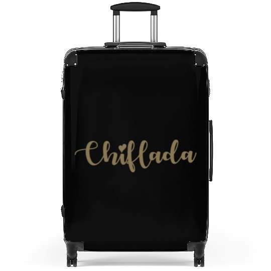Chiflada Gold Mexican Future is latina Suitcases