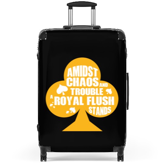 A Midst Chaos Trouble Royal Flush Stands | Poker Suitcases