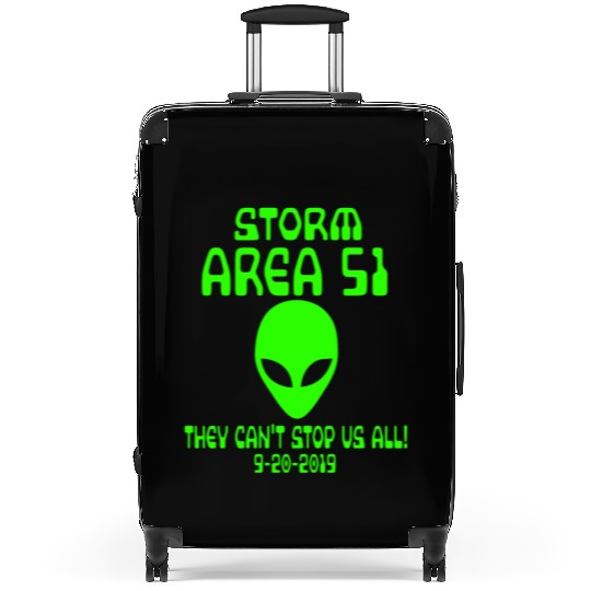 Storm Area 51 they cant stop us all Memes alien Suitcases