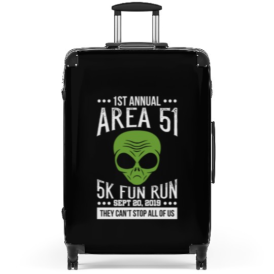 Area 51 Alien Fun run Suitcases