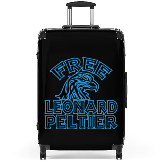 FREE LEONARD PELTIER eagle natives YStone Suitcases