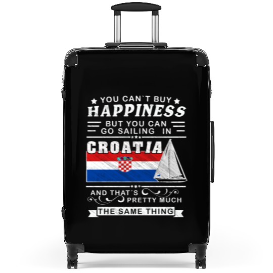 Croatia sailing, sailing ship Mediterranean gift Suitcases