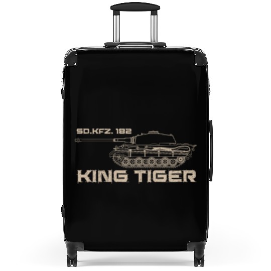 Tank German King Tiger Panzer Combat Army WW2 Suitcases