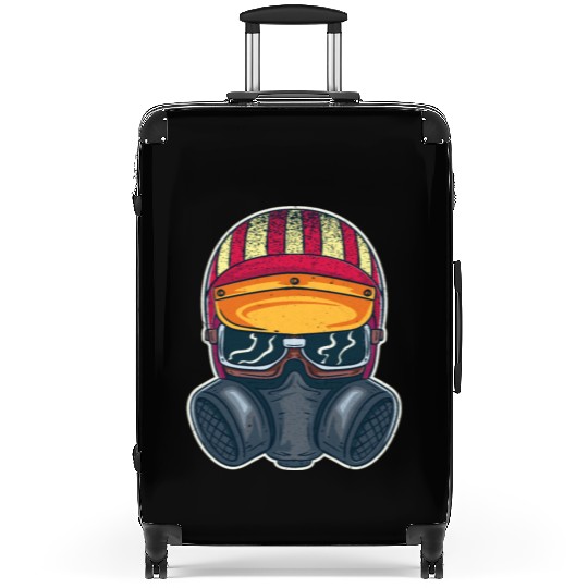 Hot Rod Drag Racing Racecar American Flag Design Suitcases