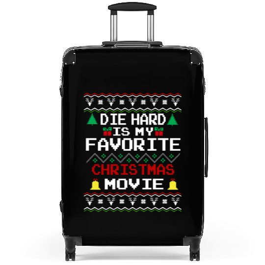 Die Hard Is My Favorite Christmas Movie Suitcases