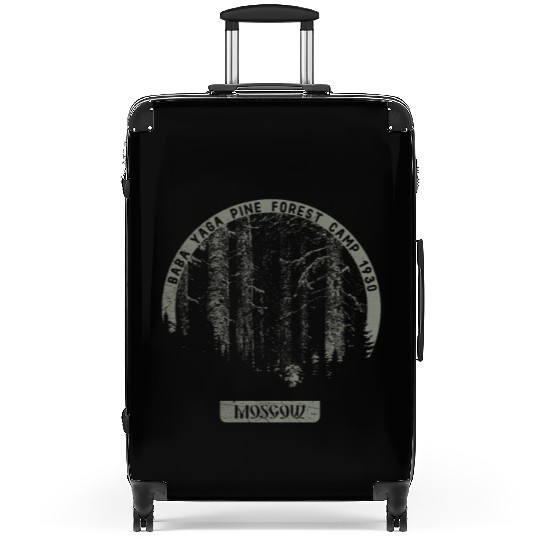 Occult Russian Witch - Baba Yaga Satanic Vintage Suitcases