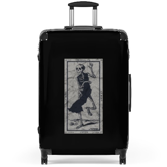Occult The Death Tarot Card La Mort XIII Vintage Suitcases