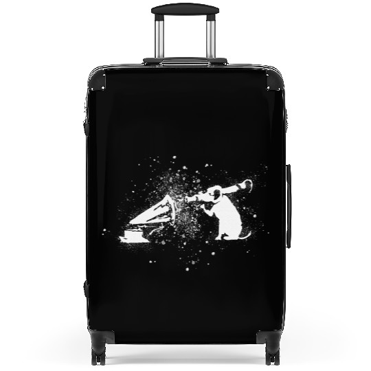 Banksy Rocket Dog HMV Splash Paint Artwork Suitcases