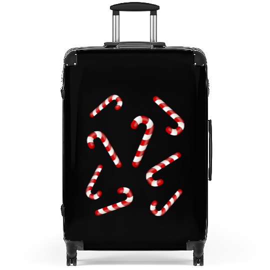 Candy Canes Suitcases