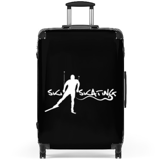 Skiing Skier Ski Skating Skating Cross Country Suitcases