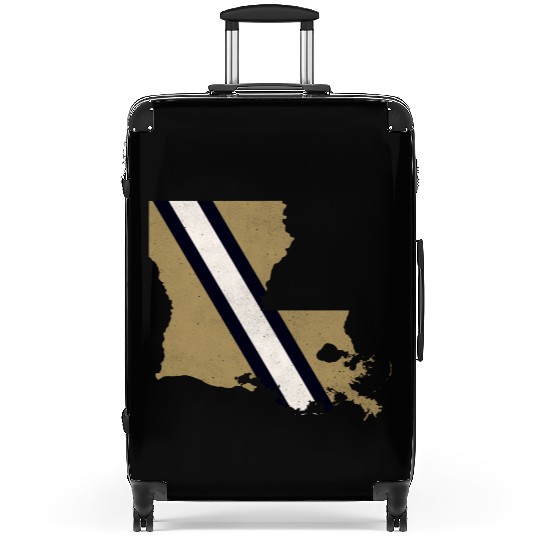 new orleans louisiana helmet stripe Suitcases