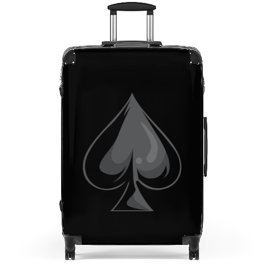 Black Ace of Spades Poker Suitcases