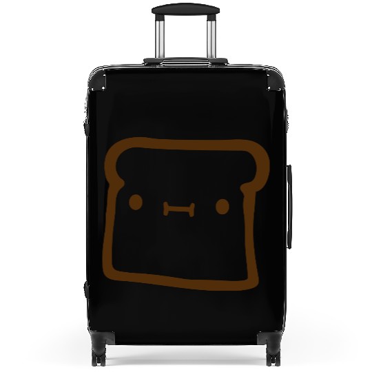 bread toast slice bun sweet cute Suitcases